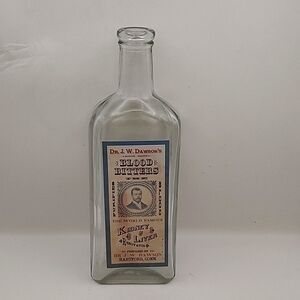 Vintage Dr J. W. Dawson's Blood Bitters Hartford Conn
